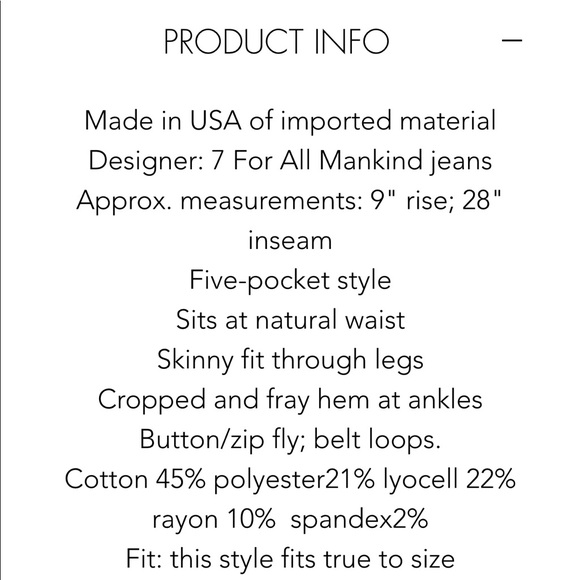 Brand new 7 for all mankind 👖 - Picture 2 of 4
